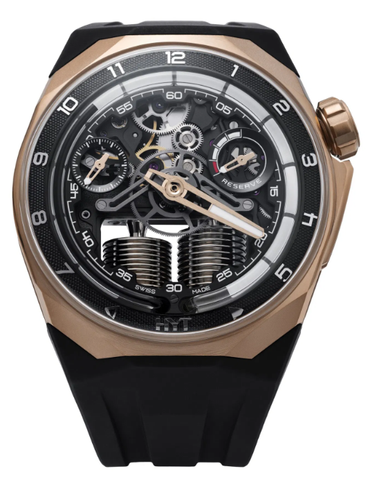 HYT S1 5N Gold Titanium Limited Edition “Fally Ipupa” H03473-A Replica watch